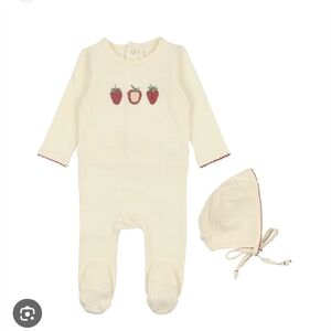 Lilette Cream Footie Set